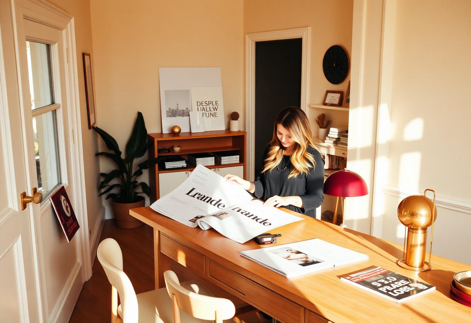 The Strphanie & CO studio at work